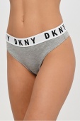 Женские серые трусы-стринги DKNY DK4529