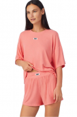 Женская коралловая пижама с шортами DKNY YI50004